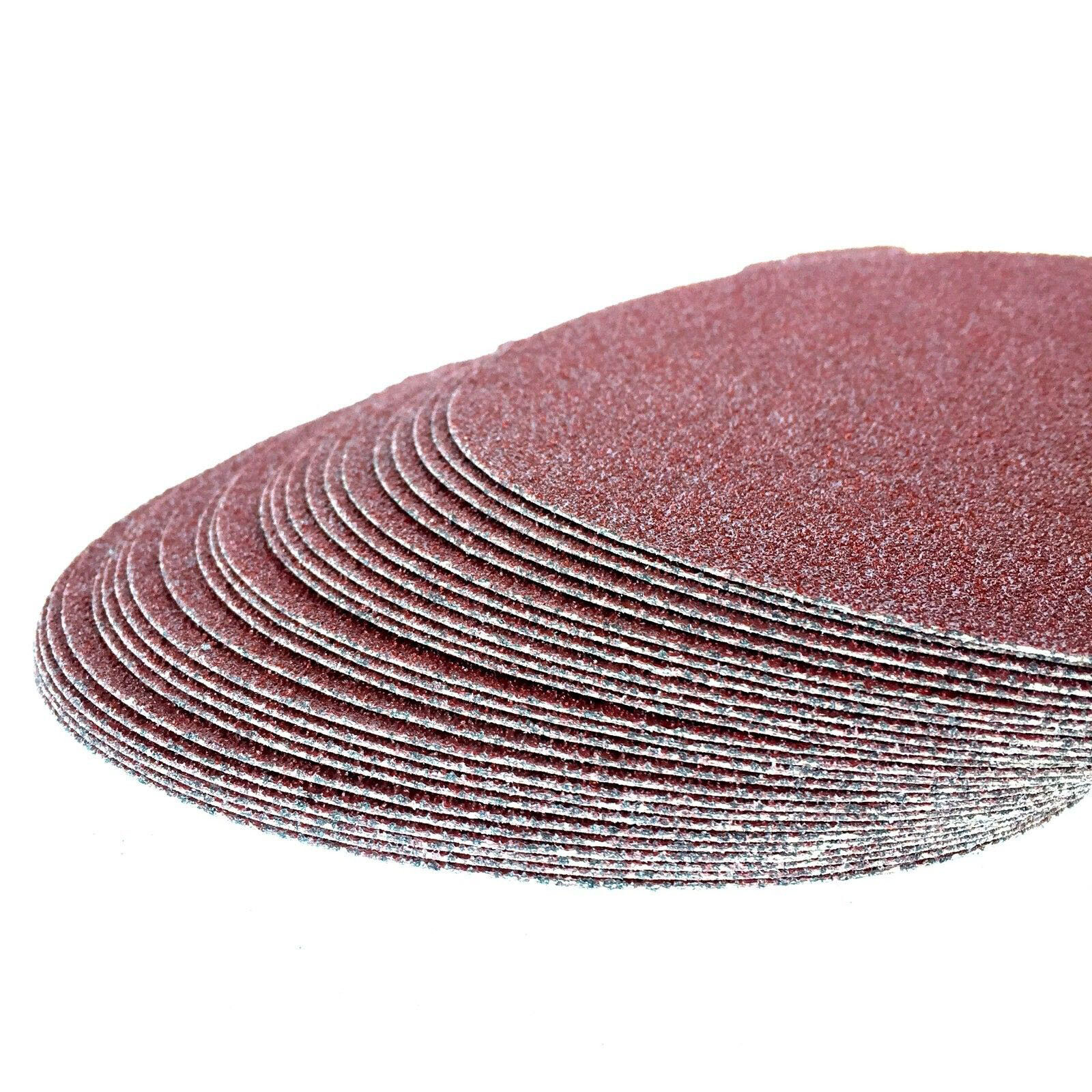 Starcke Premium 6 Inch Heavy Duty Adhesive Sticky Back Tabbed Sanding Discs