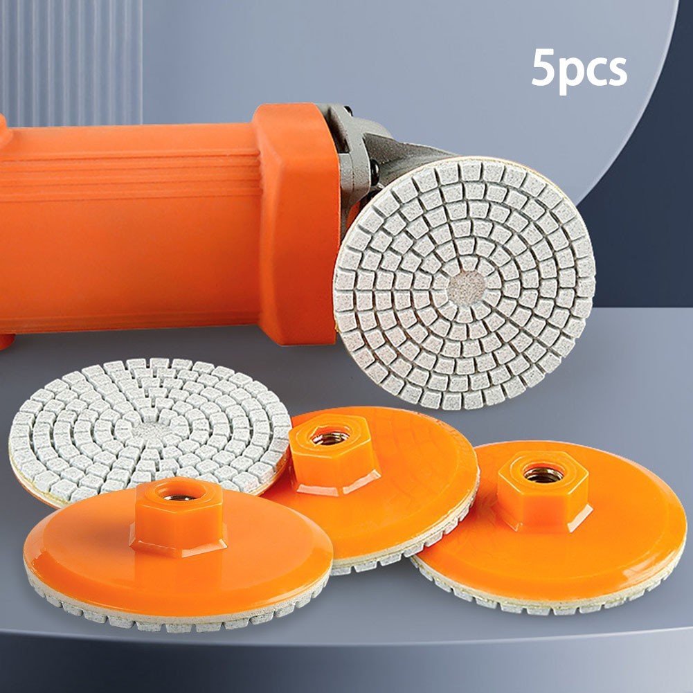 Polishing Pad 80mm 3inch Suitable for Granite For Marble Concrete 5pcs Set