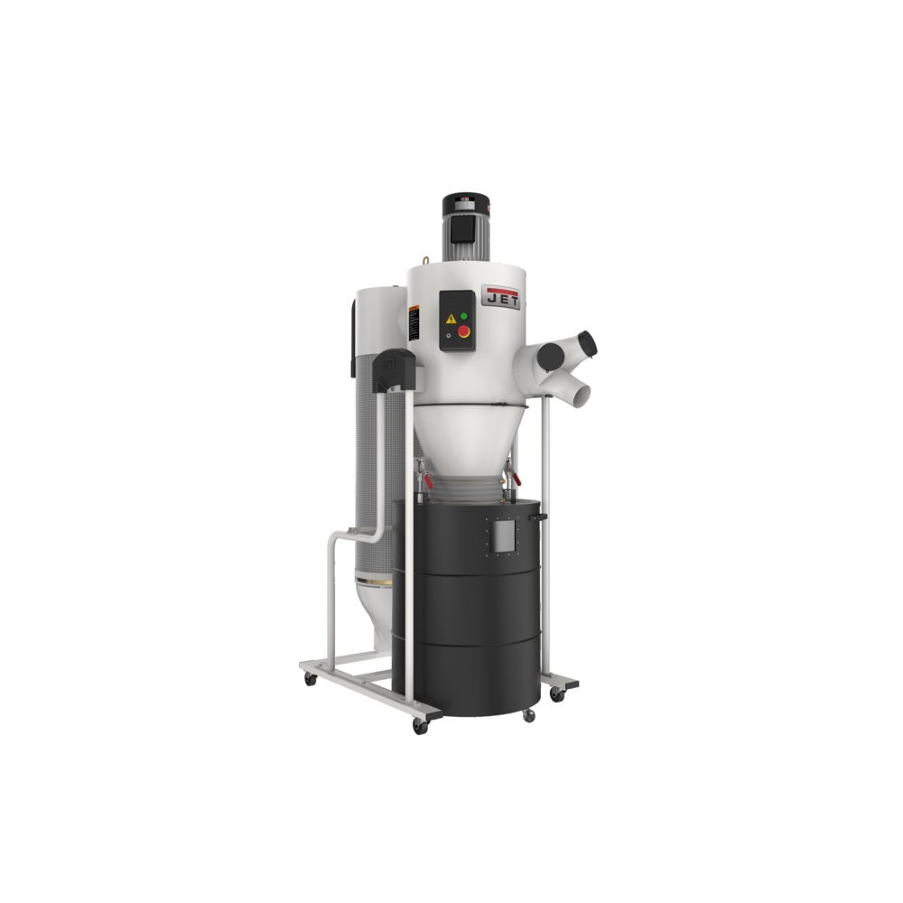 JET 717530K JCDC-3 3HP 230V Cyclone Dust Collector Kit w Remote 66 Gal