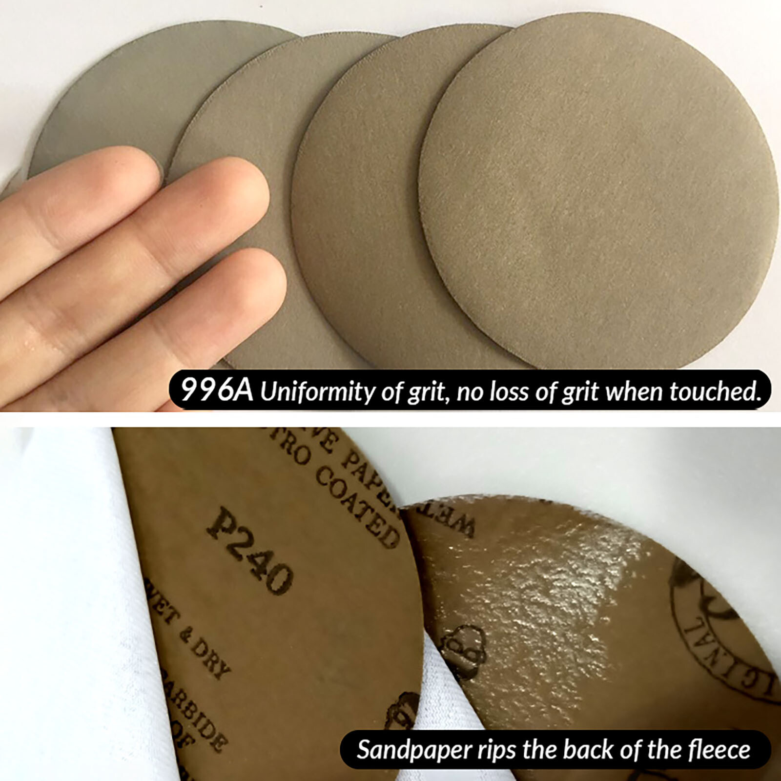 1″-25mm Wet & Dry Sanding Discs Sandpaper Orbital Hook & Loop Pads Grit 60-10000