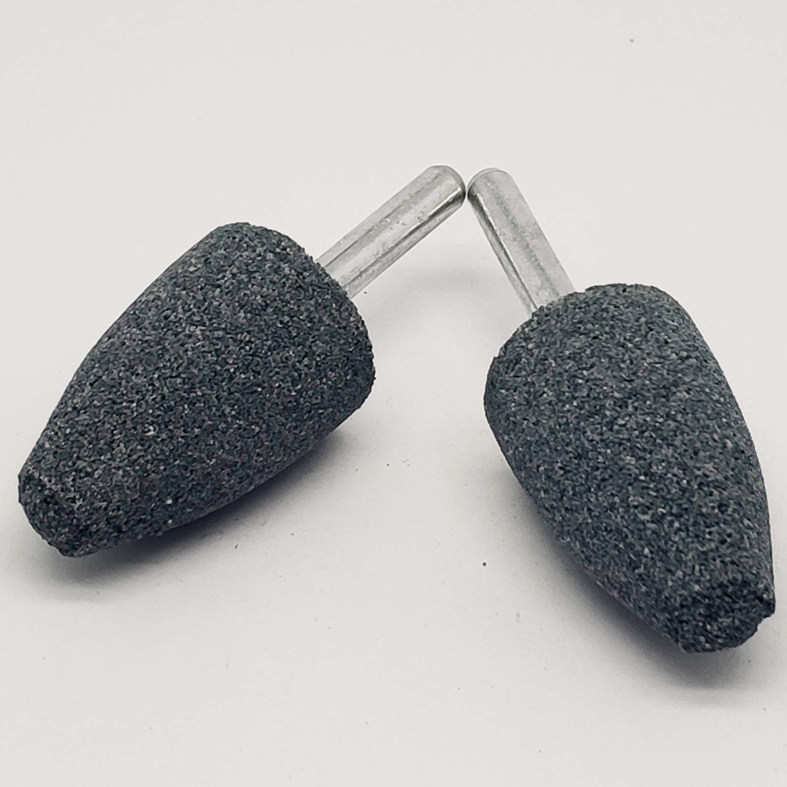 4 pcs 25mm Stone Rotary Grinding Bits with 1/4 Inch Shank, Aluminum Oxide Mou…