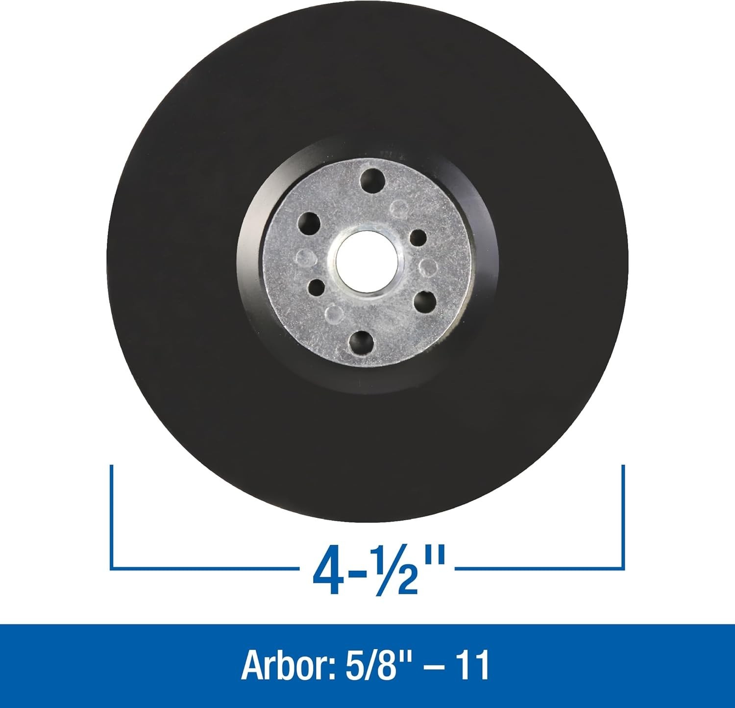 -4-1/2″ x 5/8″-11 Standard Backing Pad for Fibre Discs