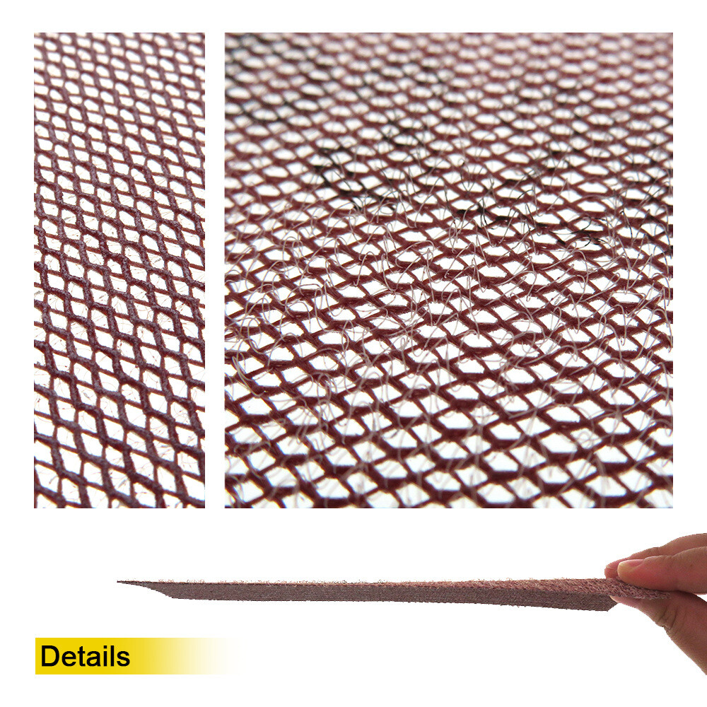 70mm x 198mm Net Sanding Strip Sanding Grid Sanding Paper Pads Grain P80 – P1000