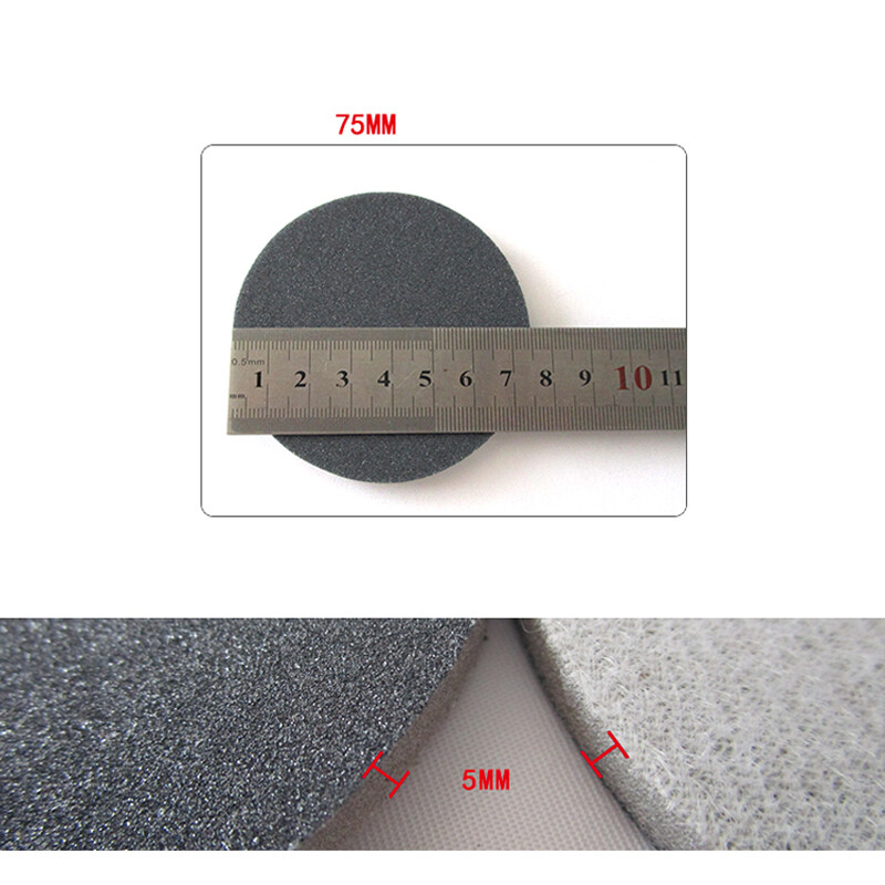 75mm 3 Inch Wet & Dry Foam Sanding Disc Hook Loop Sponge Sandpaper 300-3000 Grit