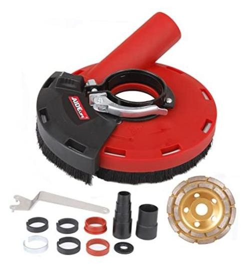 Aidelife Surface Grinding Dust Shroud for Angle Grinders 115mm/+Diamond 125mm