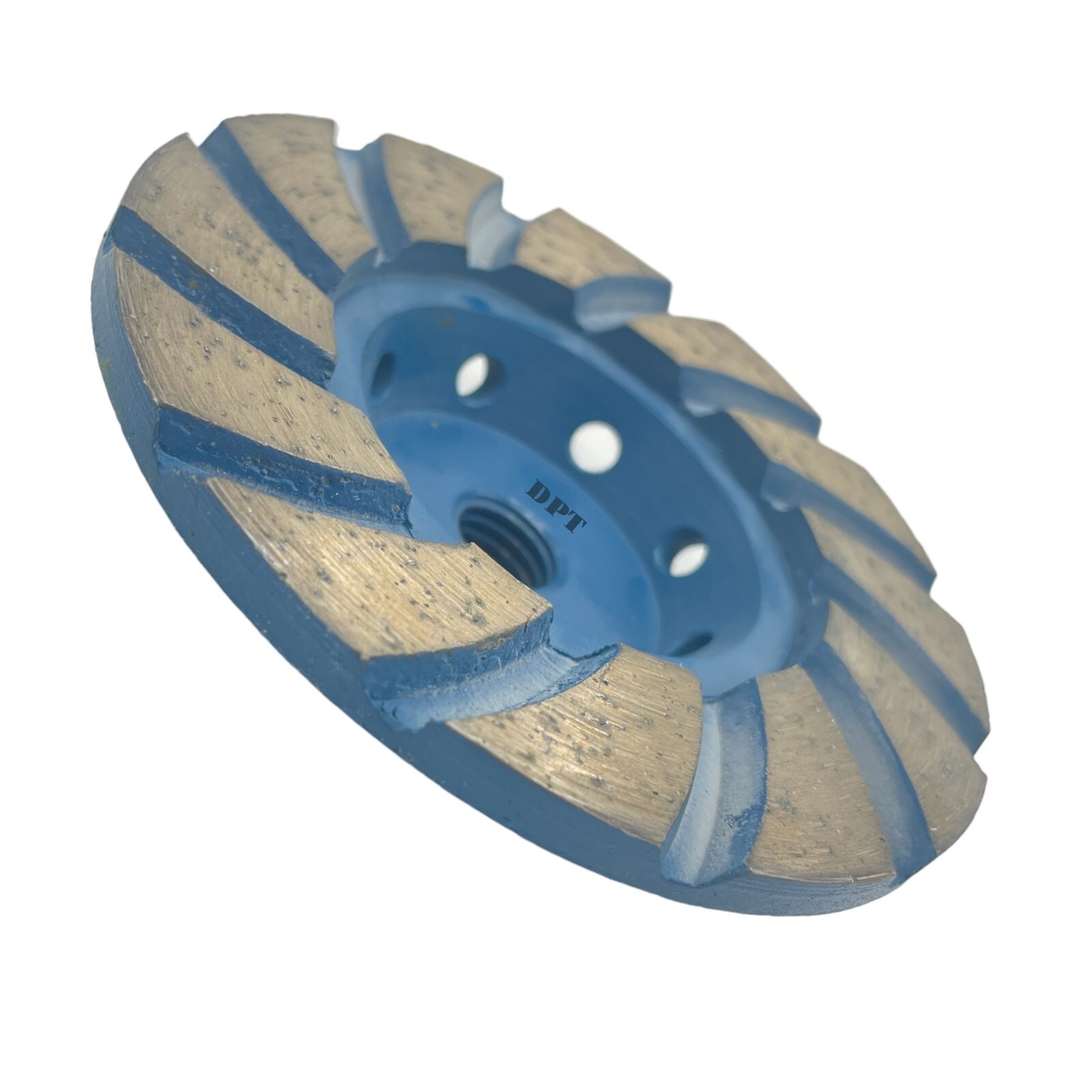 5 Pack 4″ Turbo Diamond Cup Wheels Grinding Concrete and Masonry 5/8″-11 Thread
