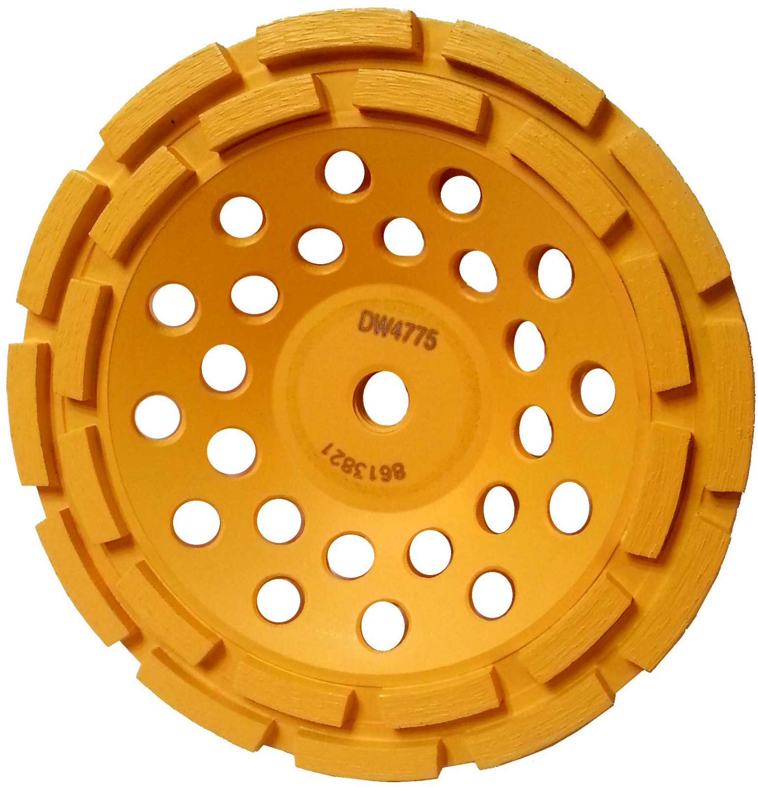 DEWALT 7 in. Double Row Diamond Cup Grinding Wheel DW4775