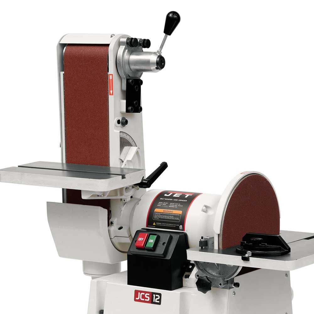 Jet JSG-6CS 1.5HP 1Ph 115/230V 6″x48″ Belt / 12″ Disc Sander with Closed Stand