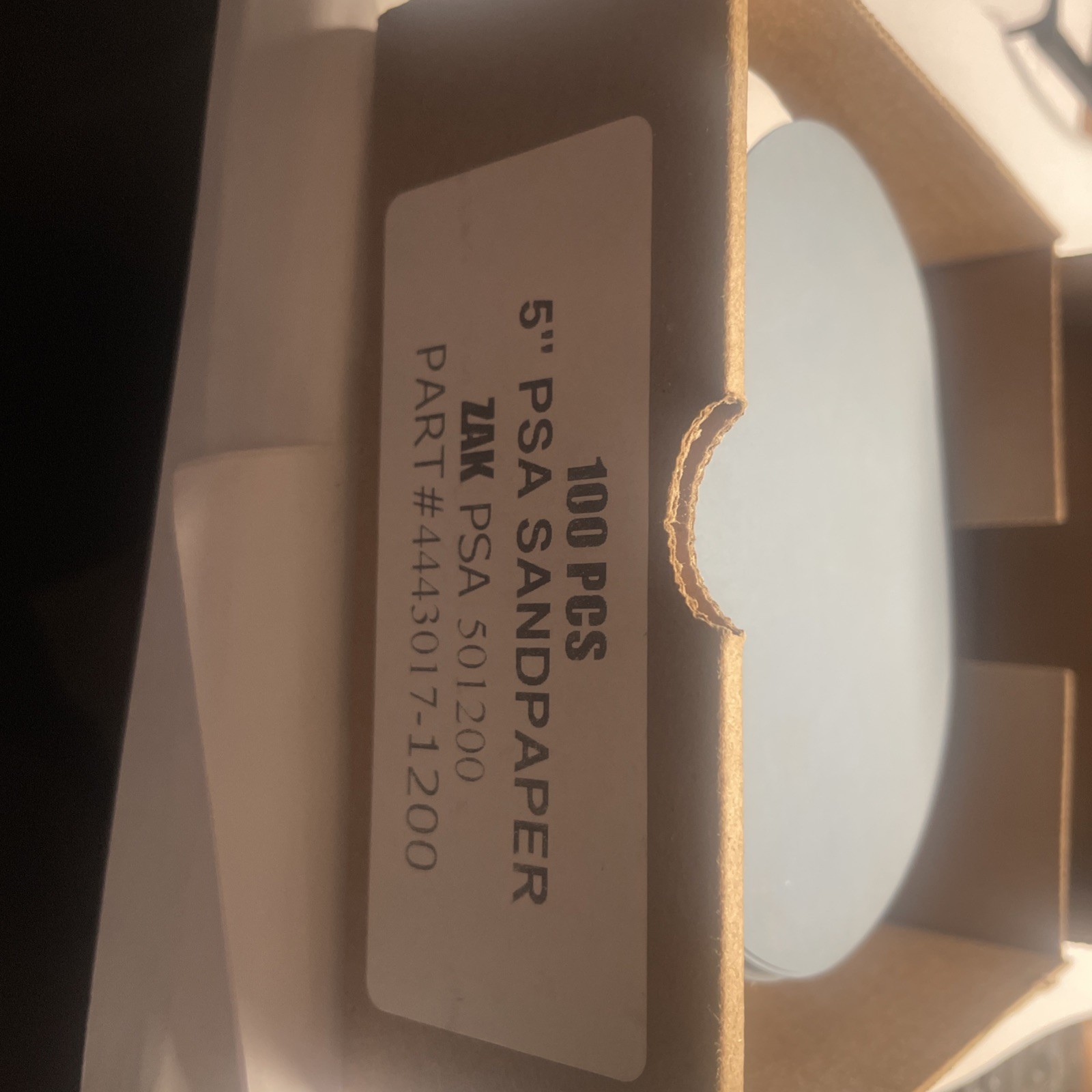 5″ PSA Sandpaper Brand:ZAK 100 pcs various Grits Available