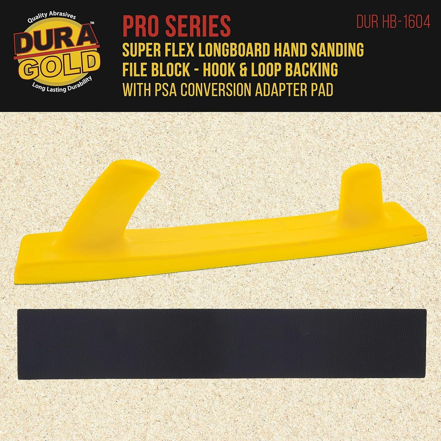 Ultra Flexible Multi-Purpose Versatile Sanding File Block – 15-3/4″ Long – Pack