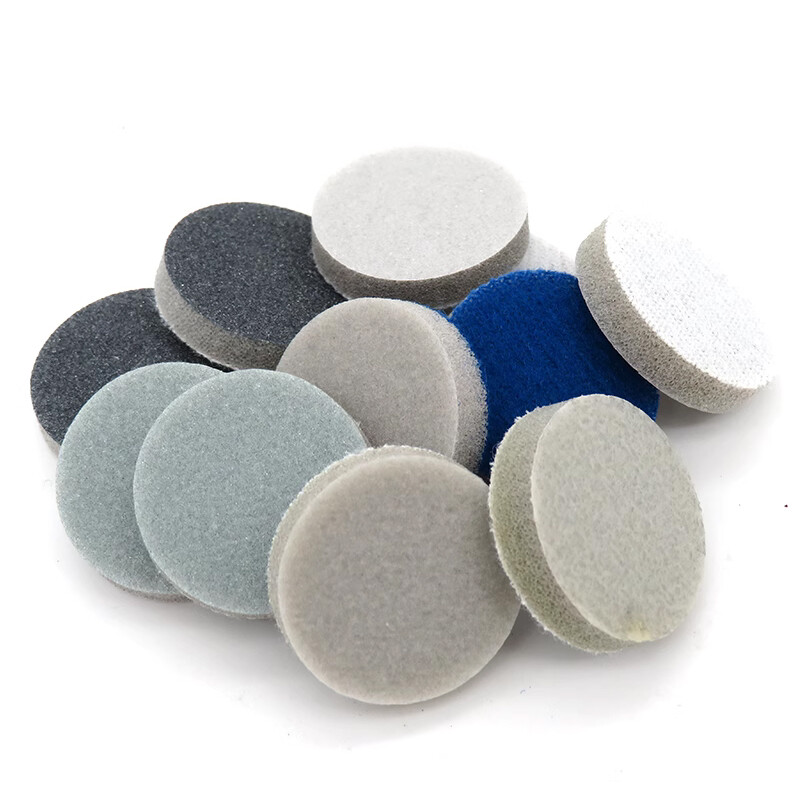 1 Inch 25mm Wet & Dry Sponge Sanding Discs 300-3000 Grit Hook & Loop Sandpaper