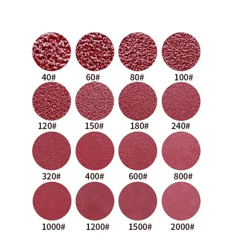 8 Hole 125mm Sandpaper Woodworking Metal Grinding Disc Abrasive Polishing Tools