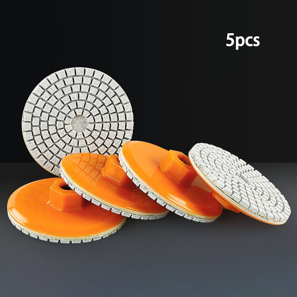 Polishing Pad 80mm 3inch Suitable for Granite For Marble Concrete 5pcs Set