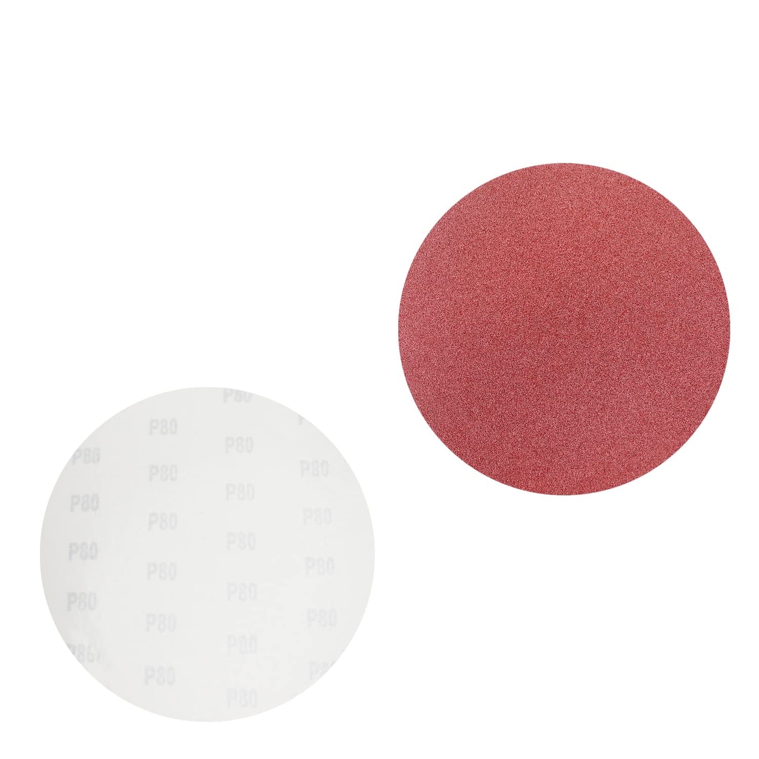 10 Pack 9″ Sanding Discs 80 Grit Self Stick Aluminum Oxide Orbital Sander Paper