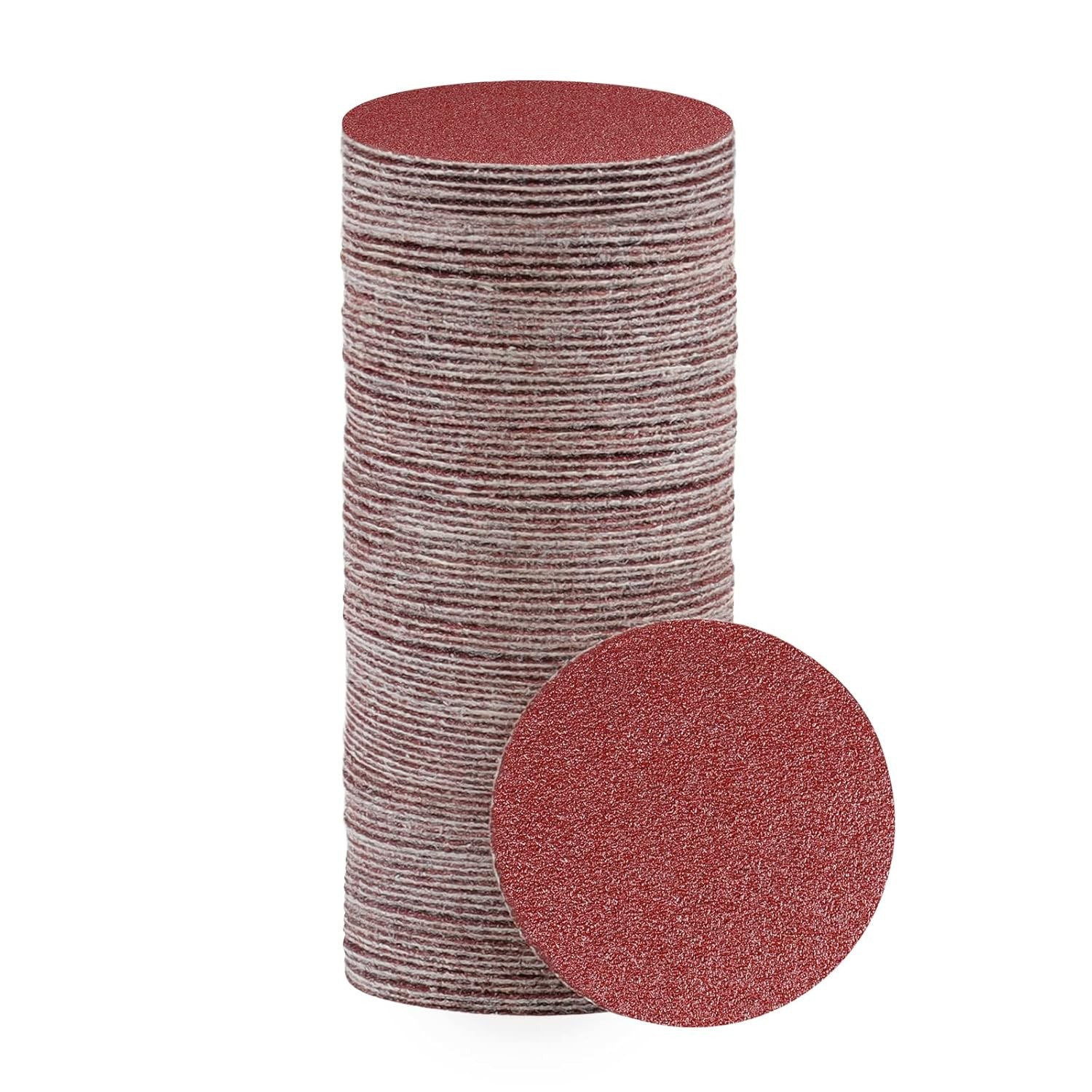 100PCS 2 inch 50mm 0-H AO Sanding Discs 2000 Grit Hook and Loop For Woodworking