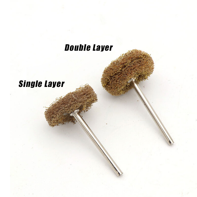 3.0mm Shank Fiber Scouring Pad Grinding Head Rotary Tool For Polishing Sanding