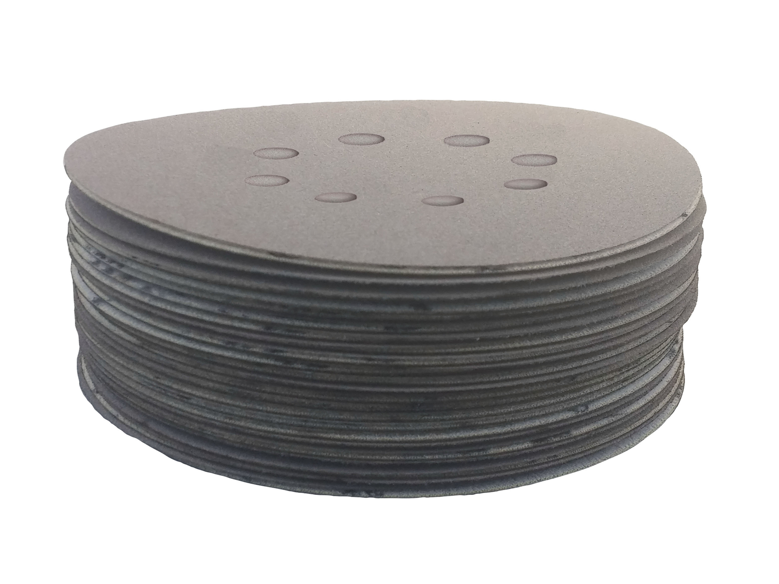 6″ X 8 Hole Platinum Film Hook and Loop Grip Sanding Discs (25 Pack, 1500 Grit)