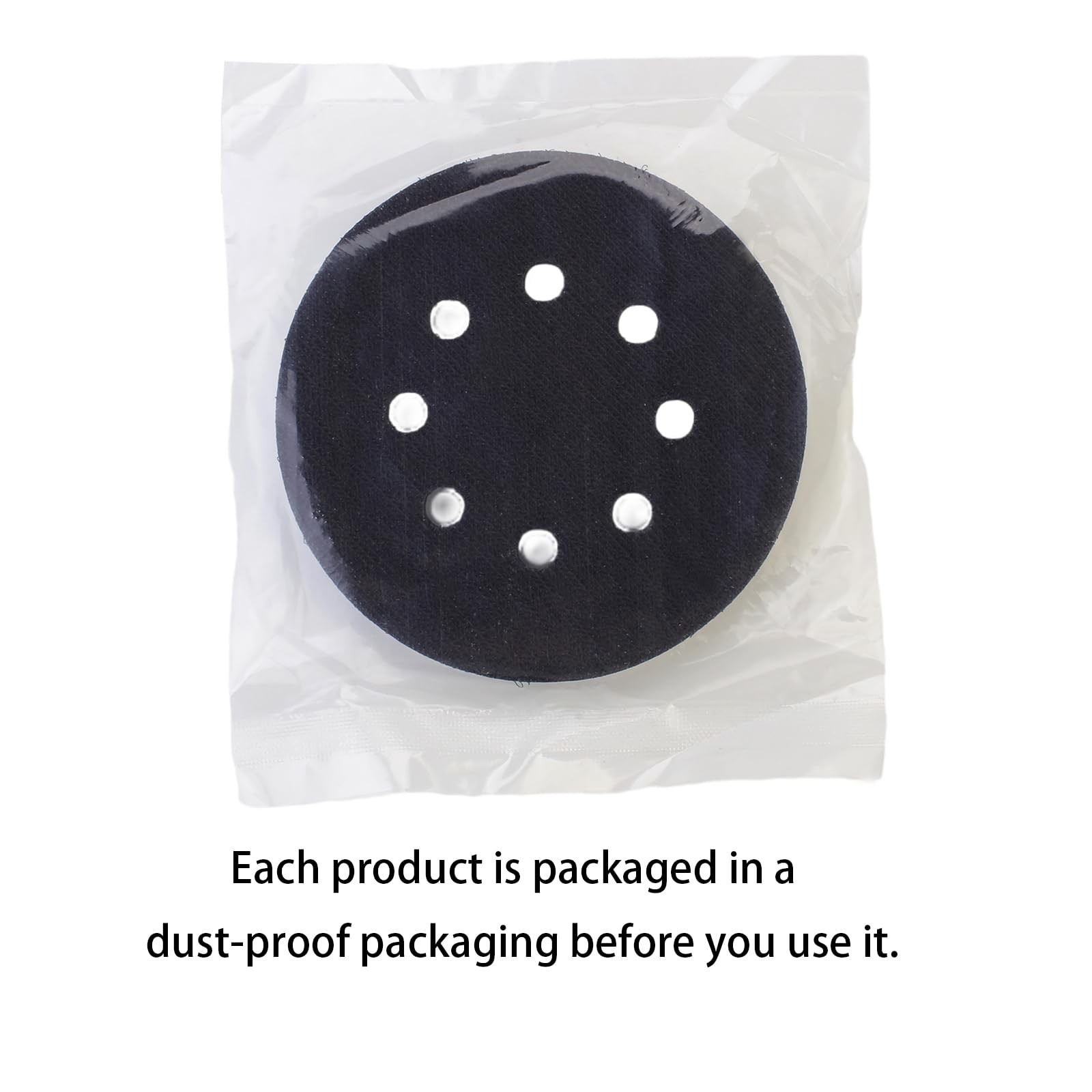 2 Pack 5 Inch 8 Holes Foam Interface Pad Surfprep Foam Sanding Pads for Buffe…
