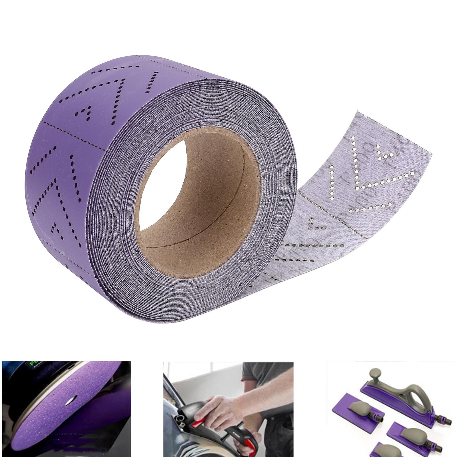 Roll 320 Grit Ceramic Sandpaper Roll Durable For Rough Finishing Easy To Use