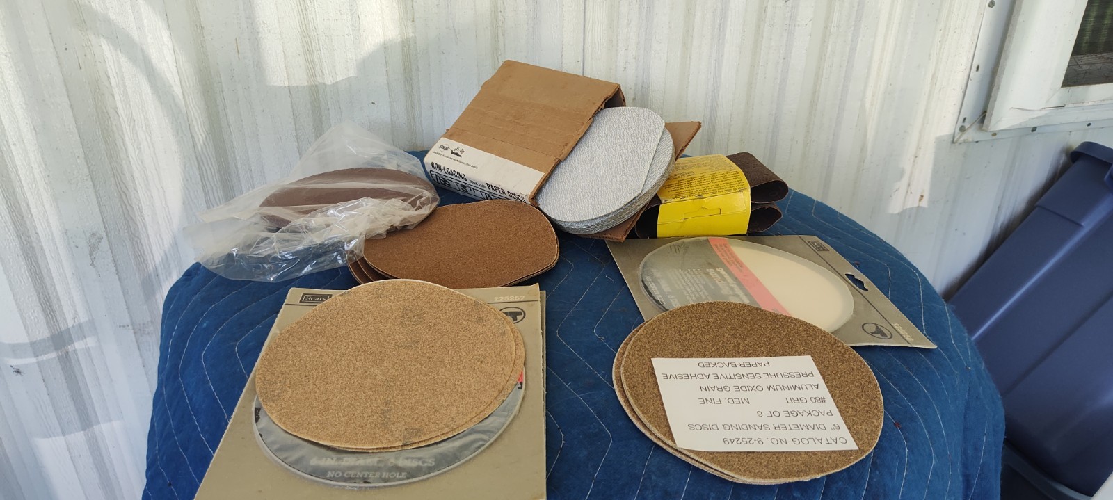5inch Sanding Discs 5 & 6 Inch Grit Hook Loop Orbital Silicon Carbide Plus 100E