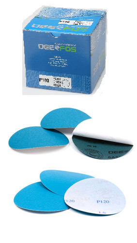 DEERFOS 6″ SANDING DISC, 10PCS SANDPAPER SHEET