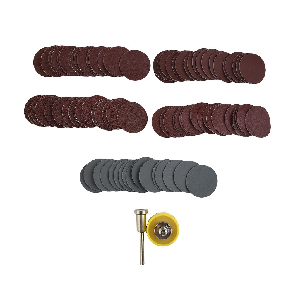 25mm 1 Sanding Sander Backing Pad Rotary Drill Bit Sandpaper Disc Tool Set Tool