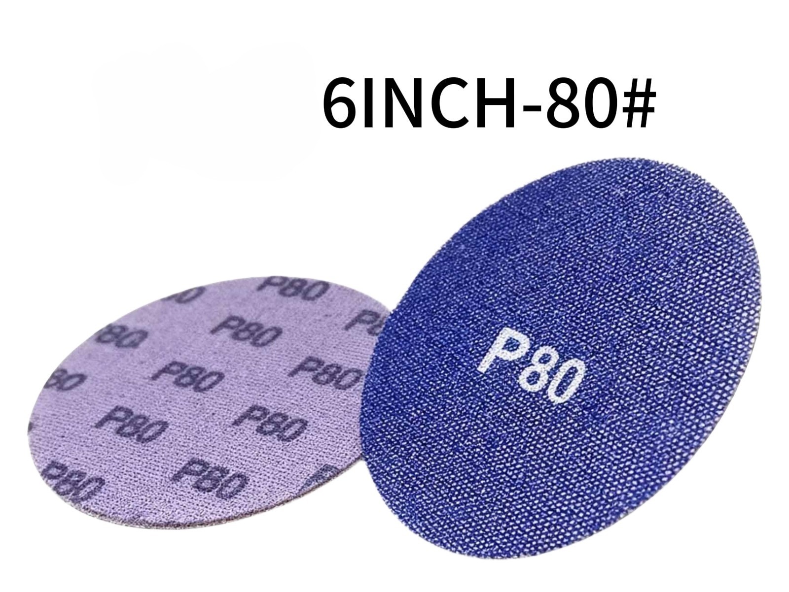 100PCS 6″ 150mm Ceramic Mesh Sanding Discs Hook&Loop P80 For Metal Wood Sanding