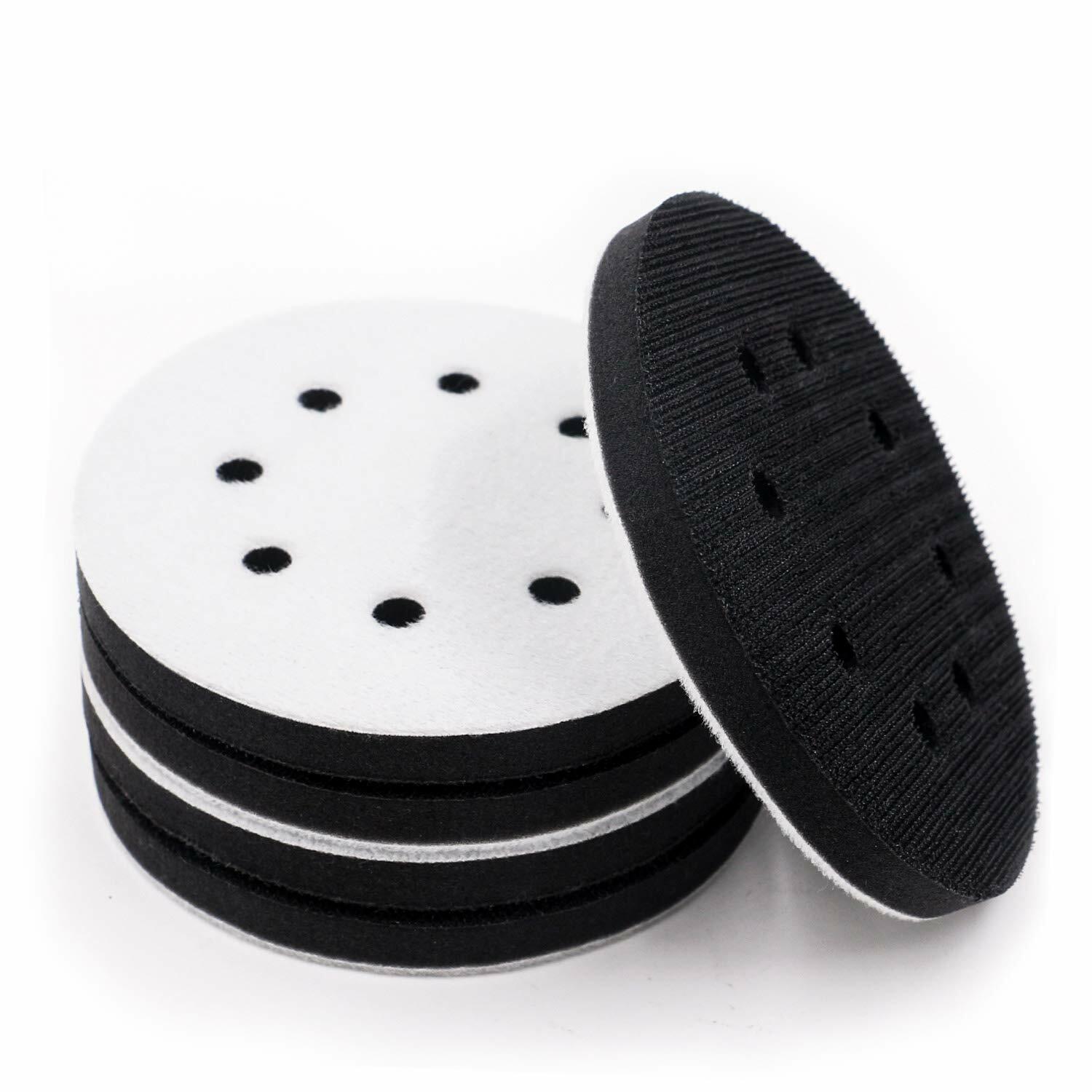 5inch 8 Holes Interface Pad Hook & Loop Soft Sponge Cushion Buffer Backing Pad