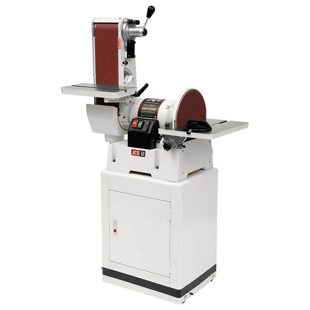 Jet JSG-6CS 1.5HP 1Ph 115/230V 6″x48″ Belt / 12″ Disc Sander with Closed Stand