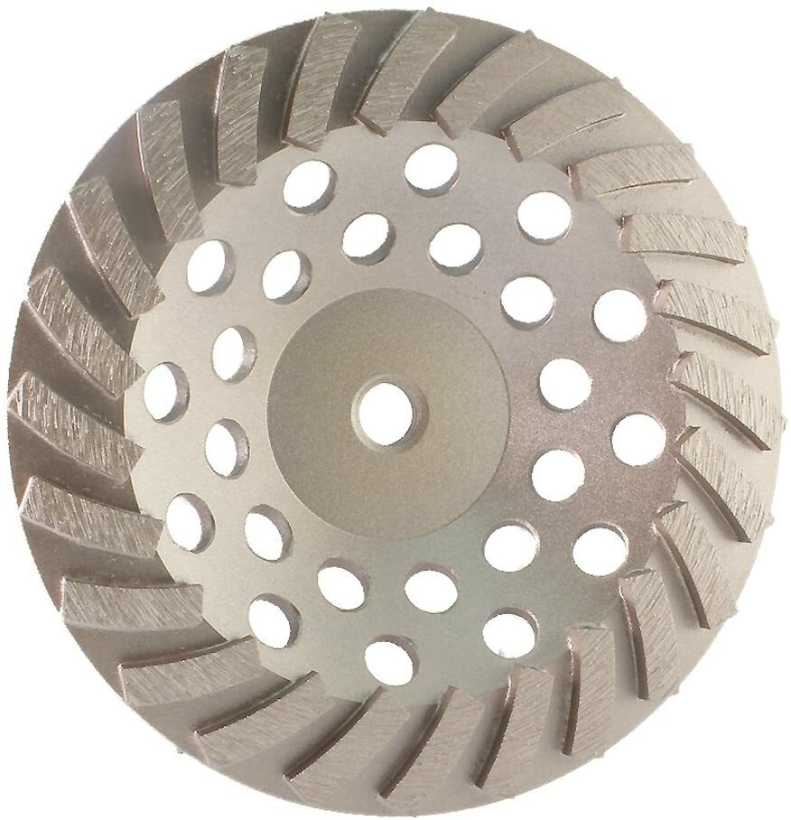 3-Pack 7 Inch Turbo Diamond Cup Wheels for Grinding Concrete,Masonry,24 Segments