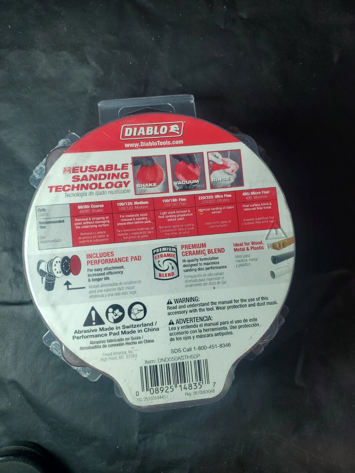 Diablo 5″ SandNET sanding Disc’s 50 count