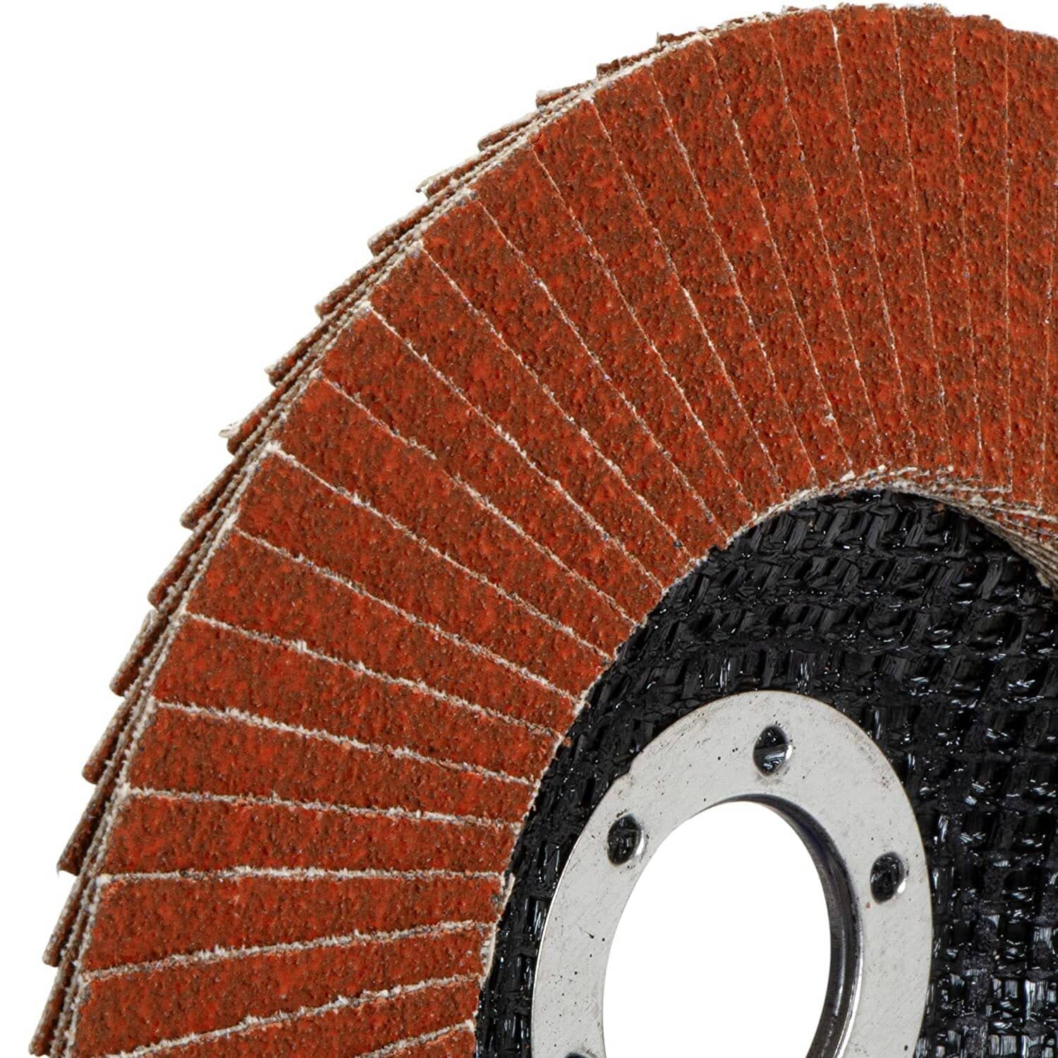 28PACK 4.5inch Aluminum Oxide Flap Discs Grinding Wheel Sanding 40 60 80 120Grit