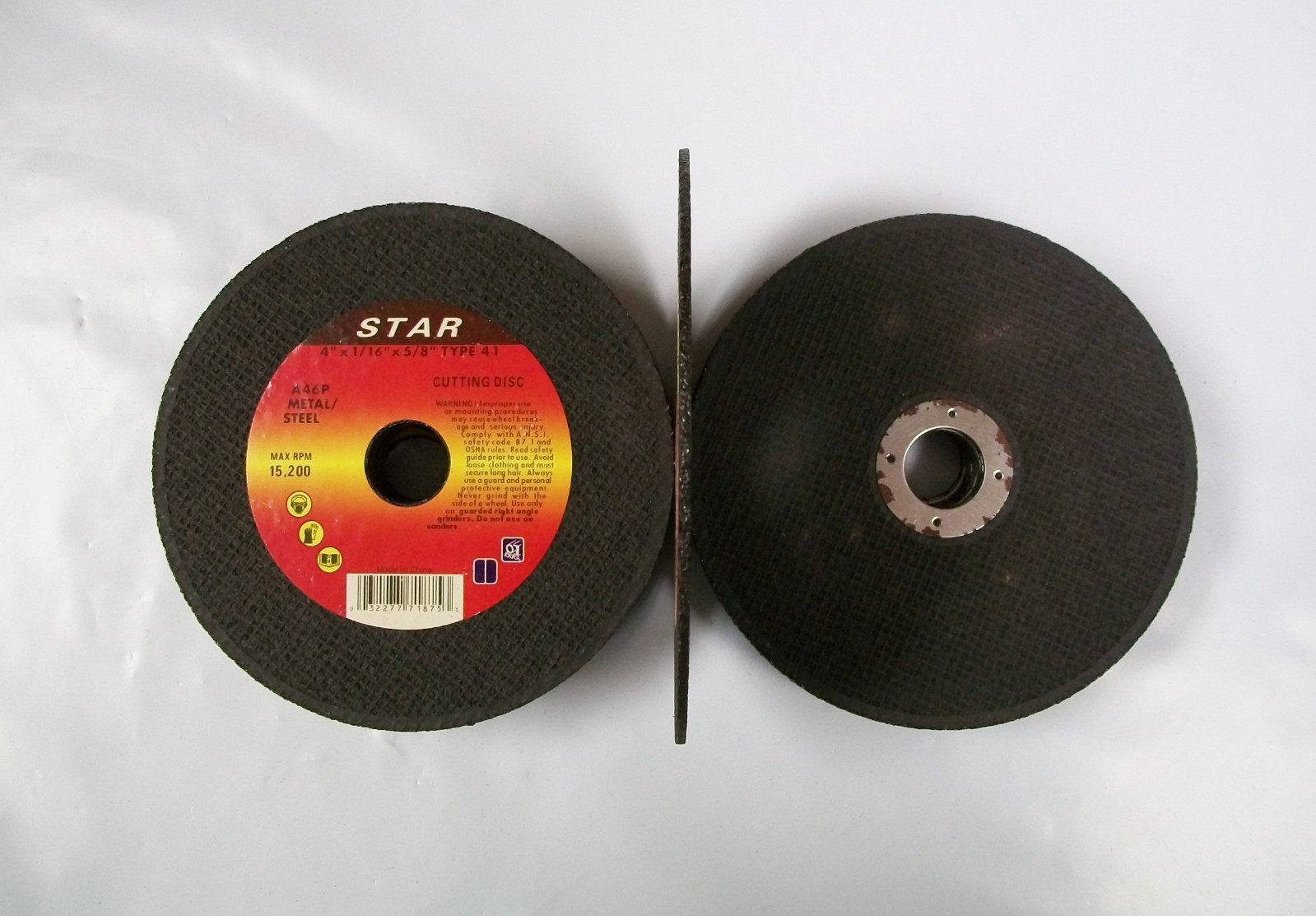 Metal Cut Off Wheels 4″ X 1/16″ X 5/8″ Type 1 / 41 Flat Wheels, 400 Discs