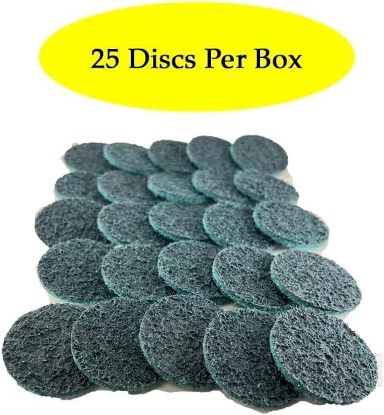 Efficient 2″ Very Fine Surface Conditioning Discs – 25 Count for Rust Removal