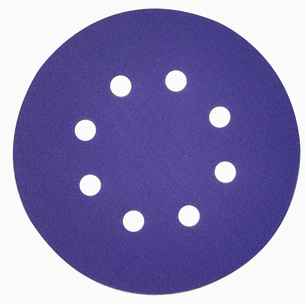 Ultra Durable Ceramic Sanding Discs, 5 inches 8-Holes, Heavy-Duty Hook & Loop…