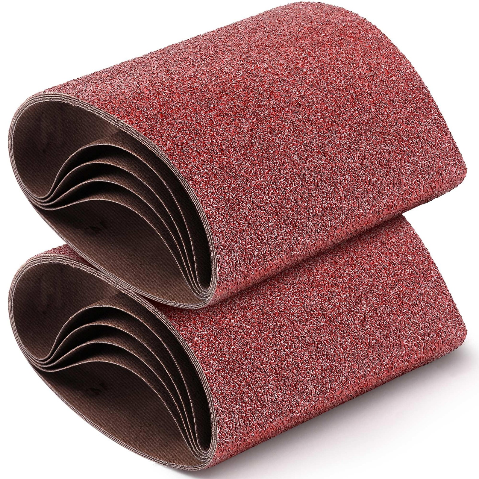 Demissle 10 Pack 8 x 19 Inch Floor Sanding Belt 24/36/60/80/120 Grit Heavy Du…