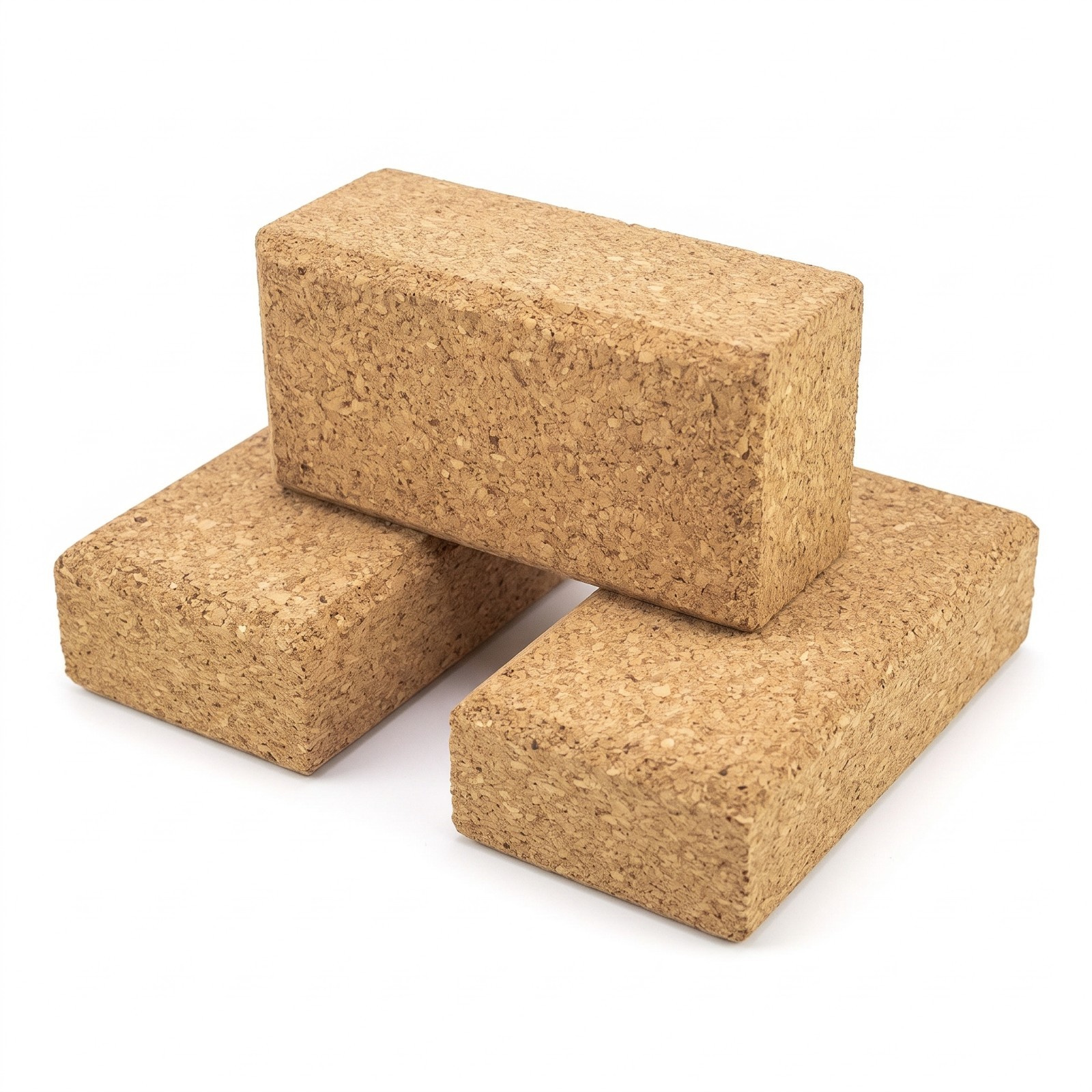 3-Pack Cork Sanding Blocks Hand Tool Beveled Edge Flat Curved Woodworking Auto