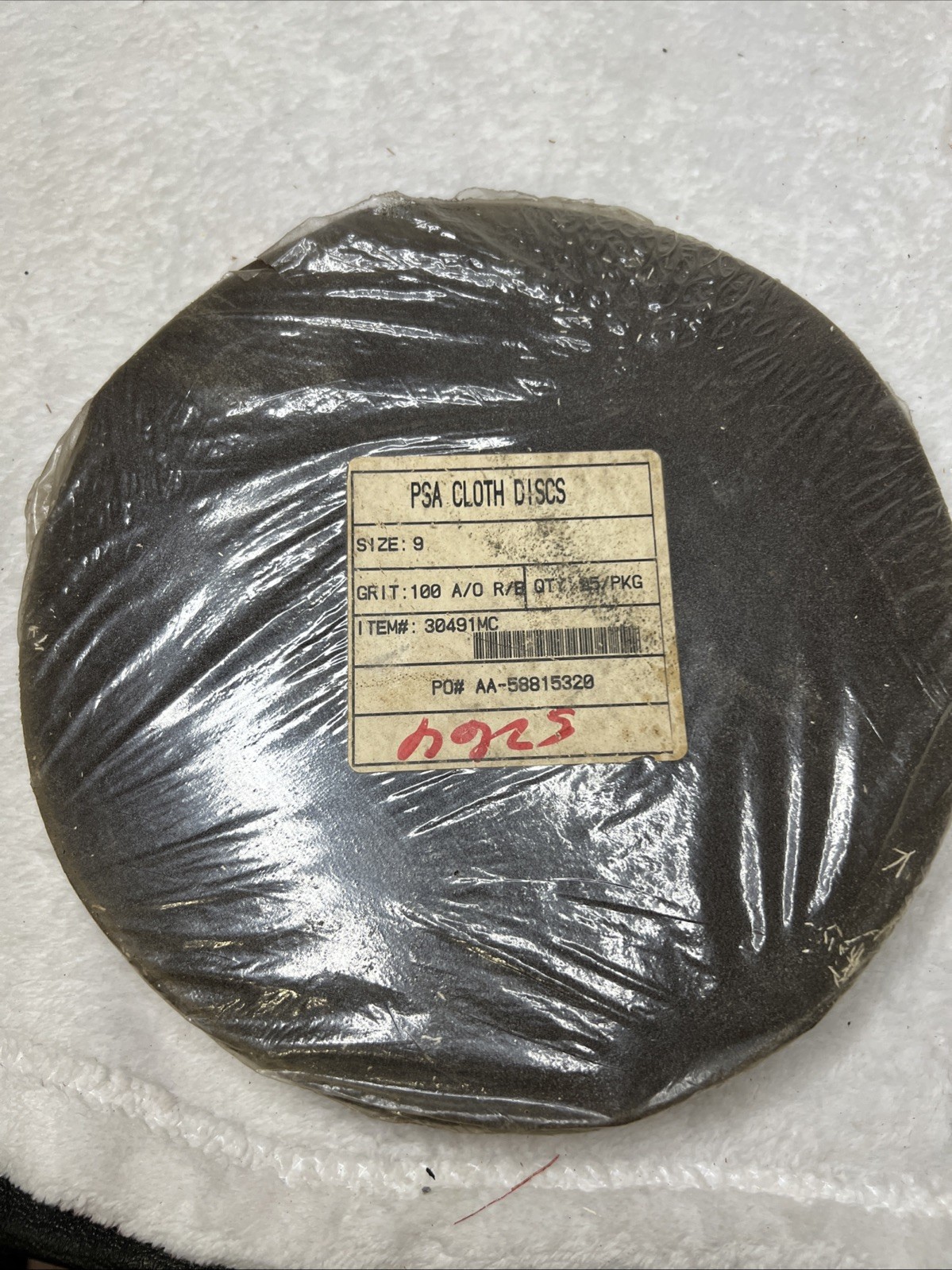NOS PSA Cloth Discs Size 9 100 Grit 25/pk