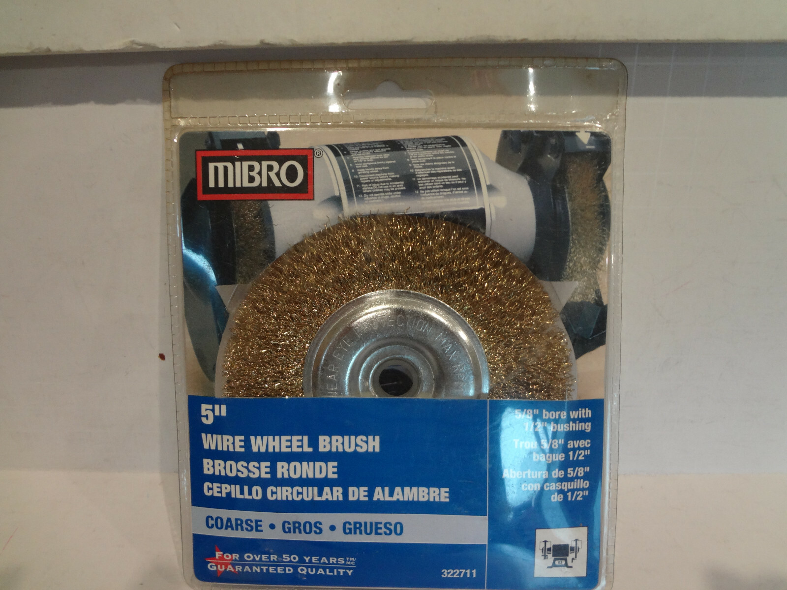 MIBRO 5″ Wire Bevel Brush COARSE #322711