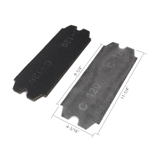 Drywall Sanding Screen Mesh Sheet 4-3/16″ x 11-1/4″ Grit #120-12pcs