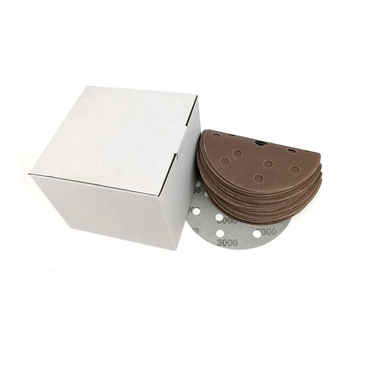 6″(150mm) 15 Hole FV Soft Abrasive Sandpaper Wet Dry Sanding Disc Car Polishing