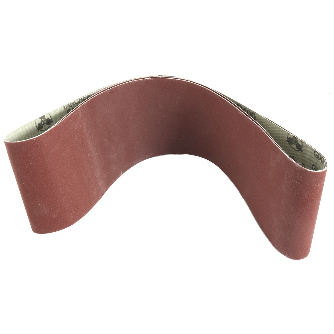 4-Inch x 36-Inch Aluminum Oxide Sanding Belt 400 Grits Flush Joint 2pcs