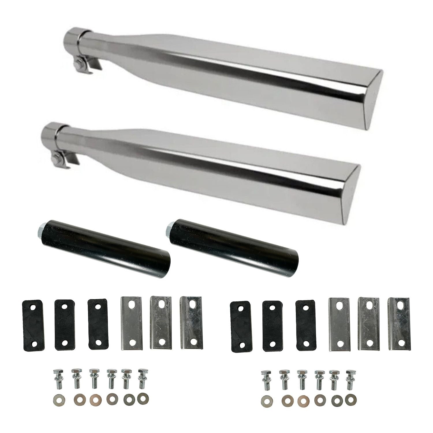 IBESTWOLF 2PCS Stainless Steel Quarter Fender Bracket for Semi Truck