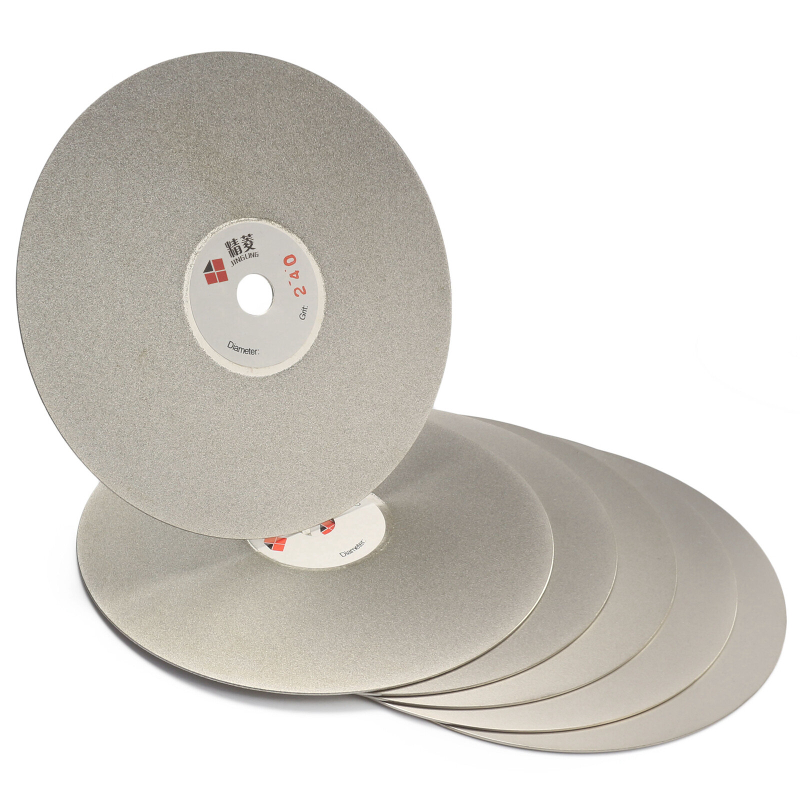 6Pcs 6″ 150mm Grit 60-3000 Diamond Grinding Discs Set Flat Lap Disk Stone Tools
