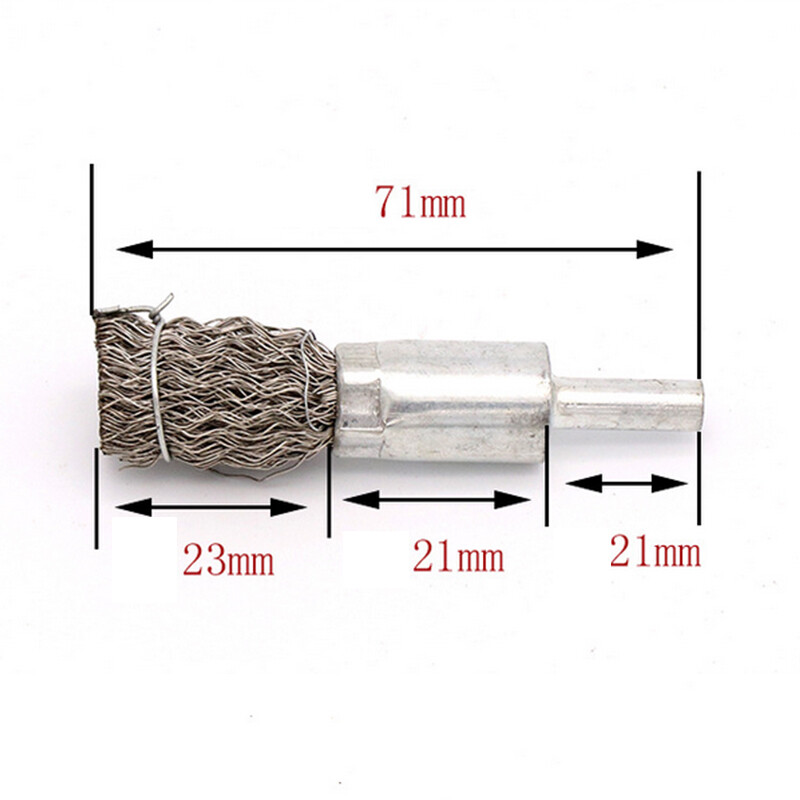 Copper Wire Brush Drill Rotary Tool Grinder Polishing For Metal Rust Removal US