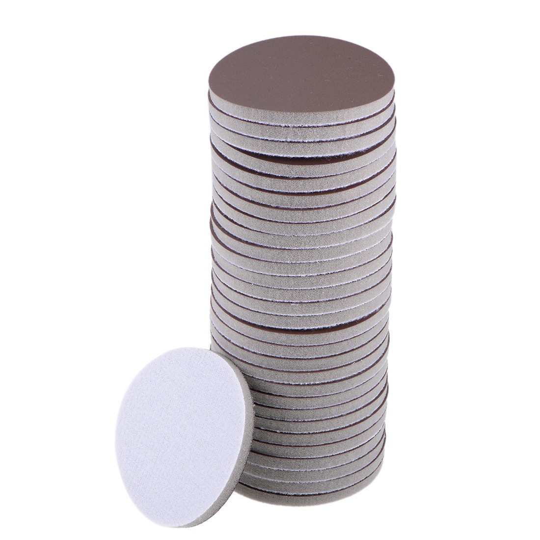 30Pack 3-Inch Sanding Sponge Hook and Loop Sanding Disc Corundum 3000 Grit