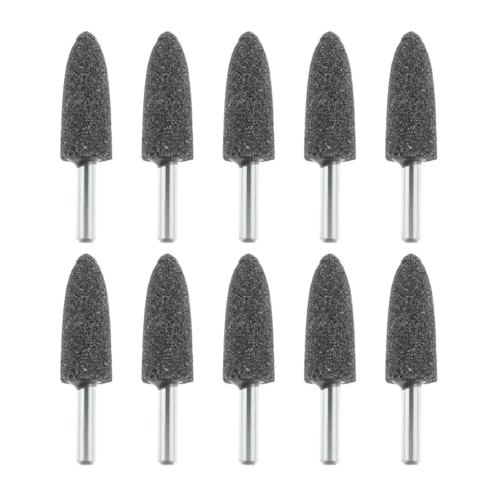 10Pcs 16mm Mounted Grinding Stones, Cone Shape Aluminum Oxide Polishing Abras…