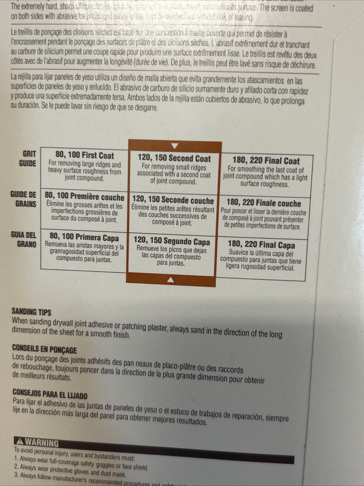 Norton WallSand WATERPROOF DRYWALL SCREEN 2pc,20 Packs, 120 Grit 04169 NEW