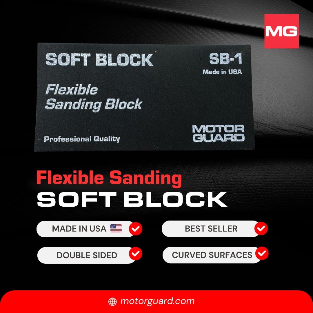 Flexible Soft Block Sanding Block Motor Guard SB-1 Sander Tool Equipment