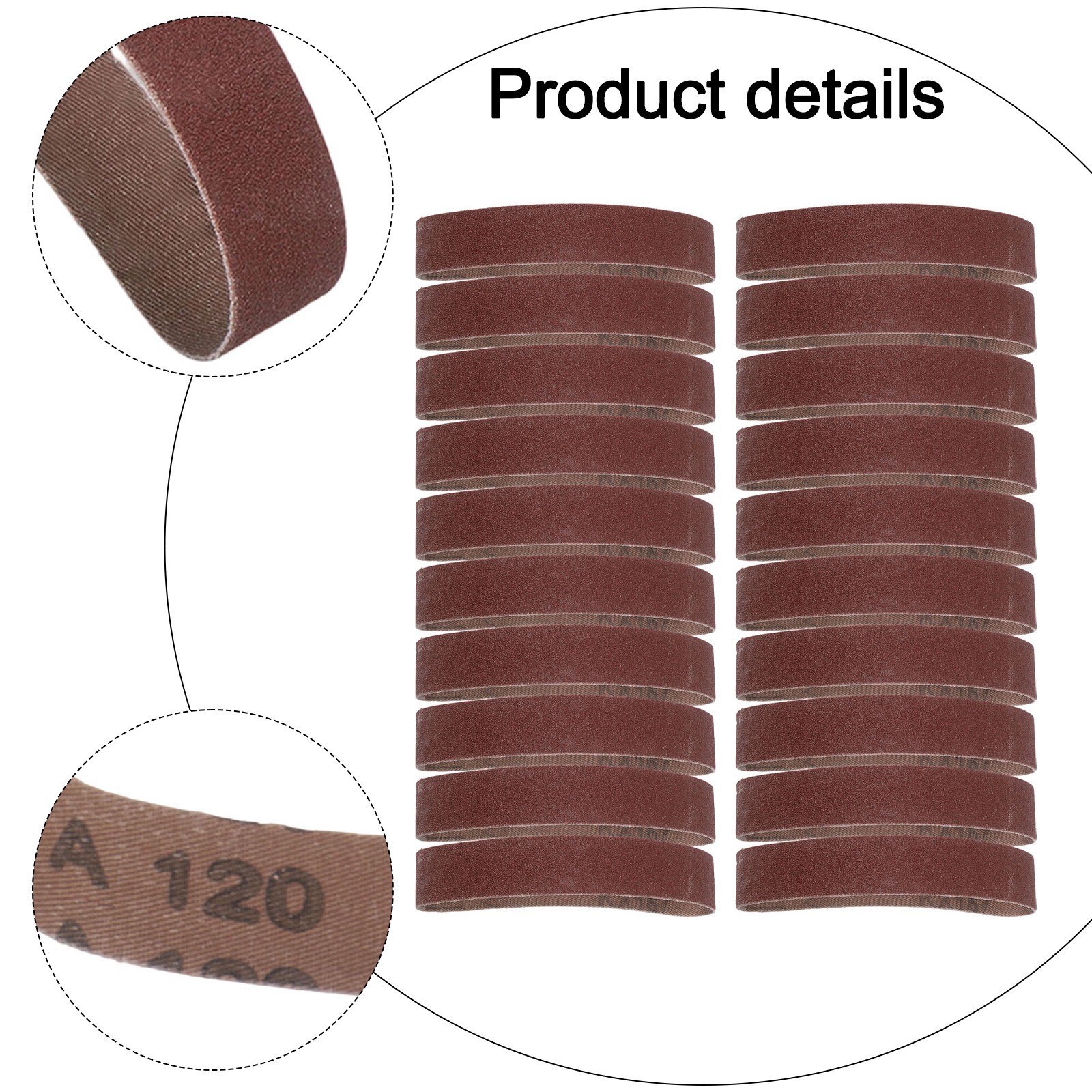 25x330mm Sanding Belts for Small Object Sanding and For polishing Needs
